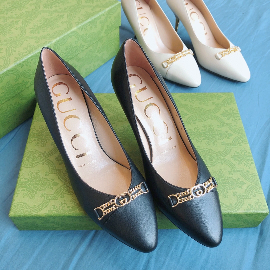 coco-- 674858 C9D00 1000 Heel height7.5cm sheepskin item:B-X00E2140L